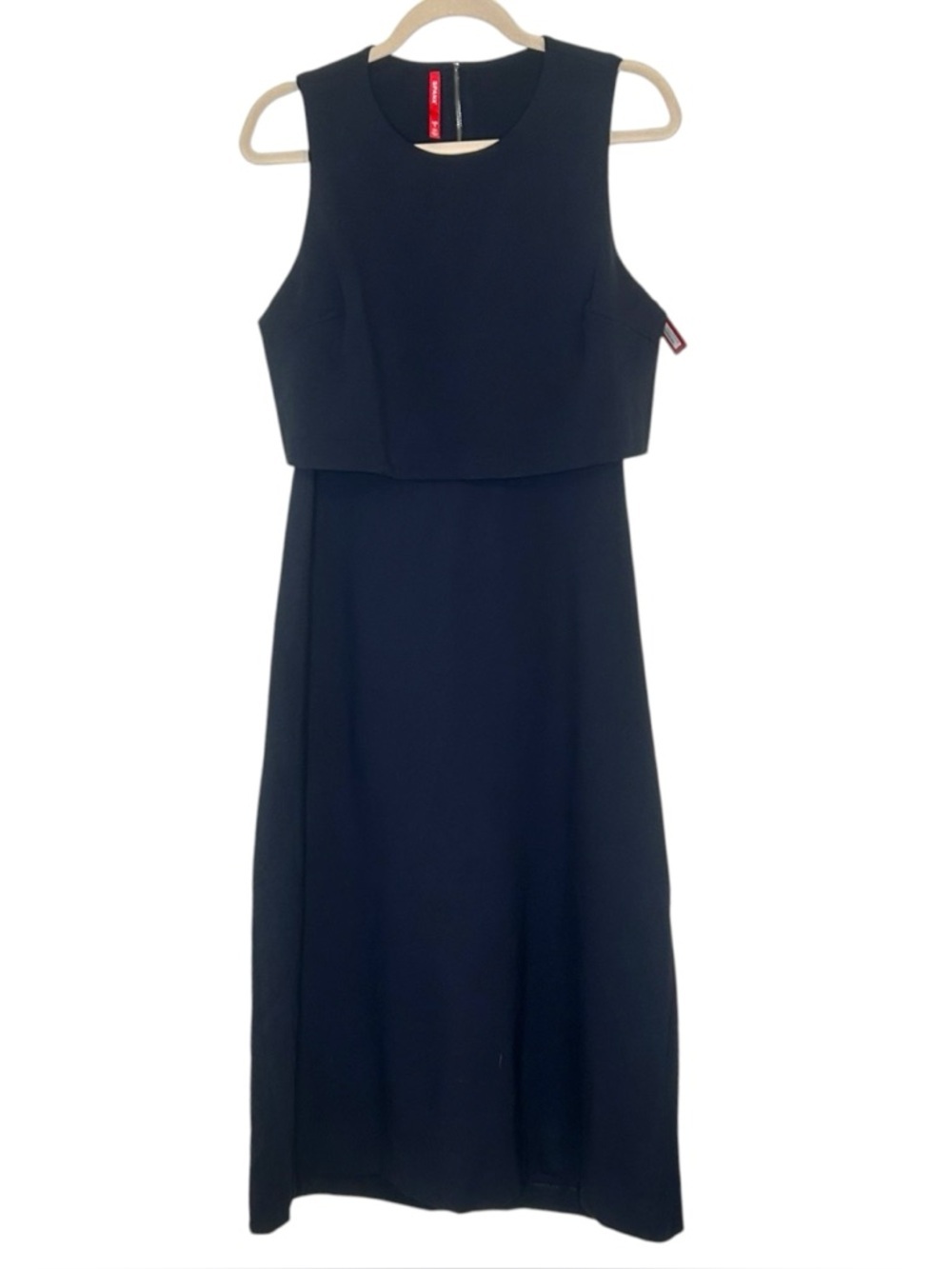 SPANX Ponte Sleeveless Midi Dress- NAVY BLUE- Size Large - Picture 3 of 13